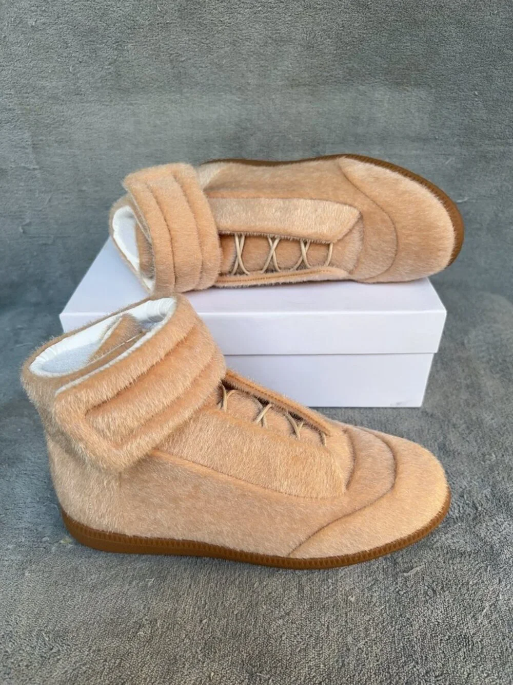 Maison Margiela Future High-Top Casual Boots (Pony Hair)
